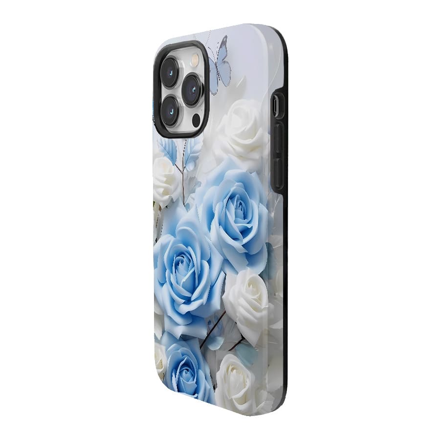 Blue Butterflies and Blooms | Valentine's Case Customize Phone Case shipmycase   