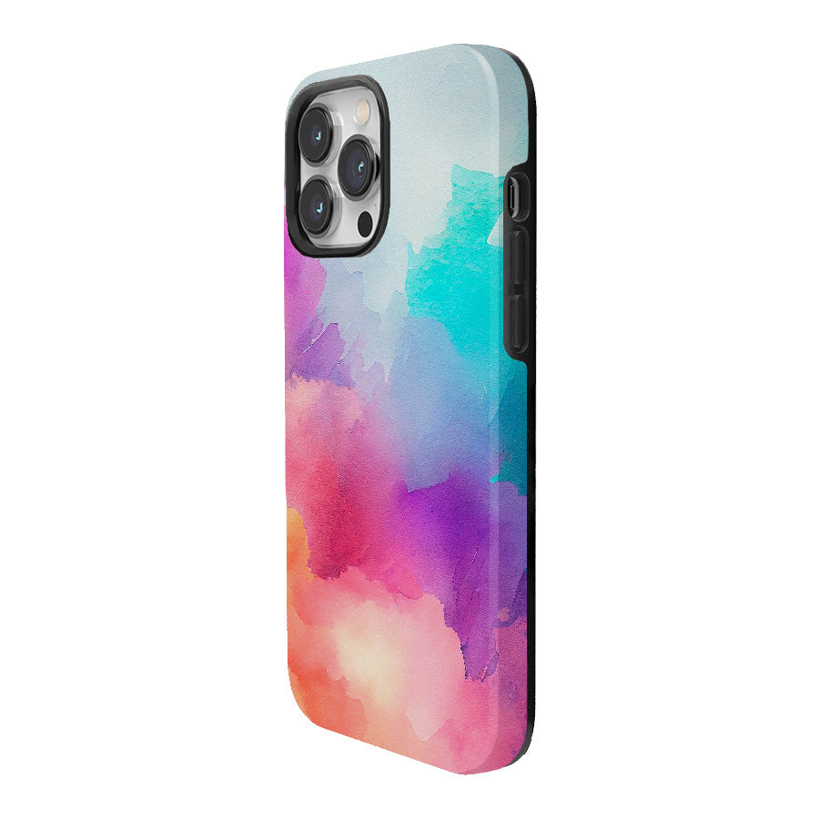 Rainbow Watercolor | Abstract Retro Case Customize Phone Case shipmycase   