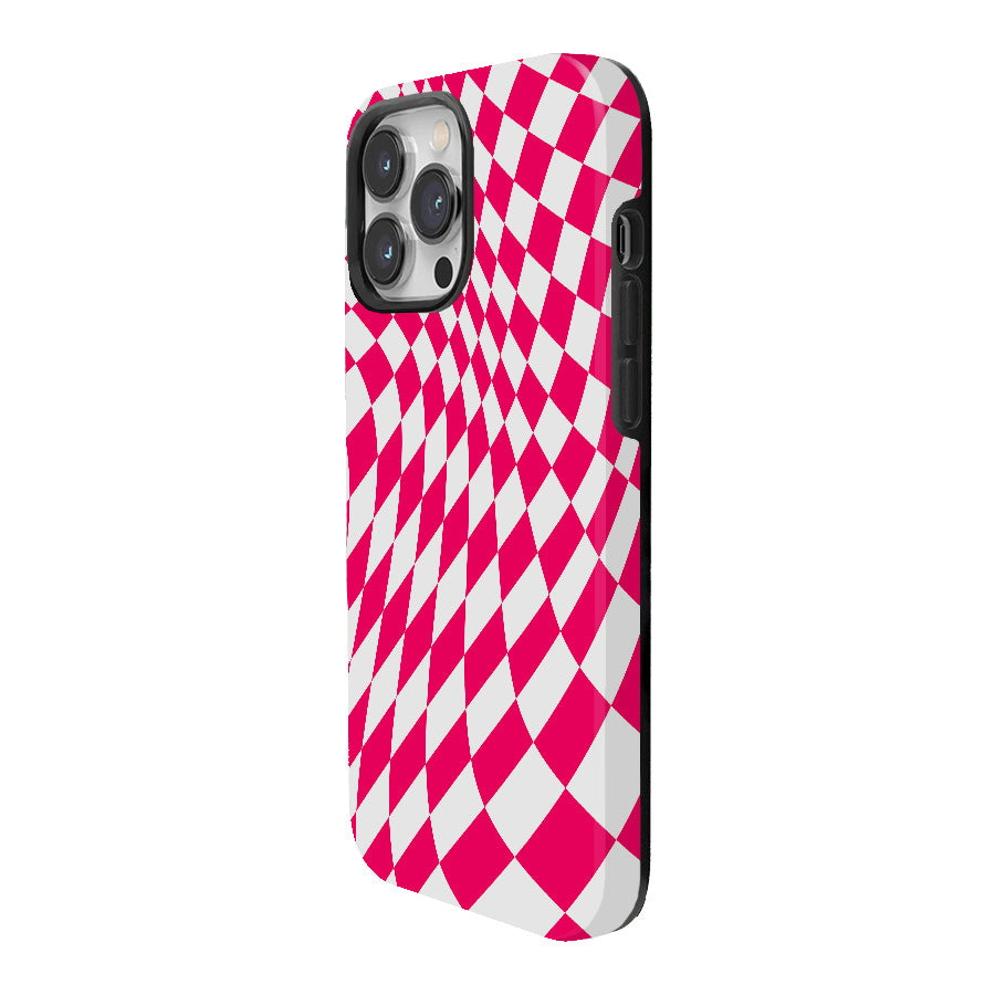 Red Plaid | Abstract Retro Case Customize Phone Case shipmycase   