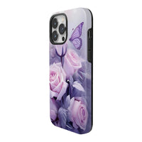 Purple Butterflies and Blooms | Valentine's Case Customize Phone Case shipmycase   