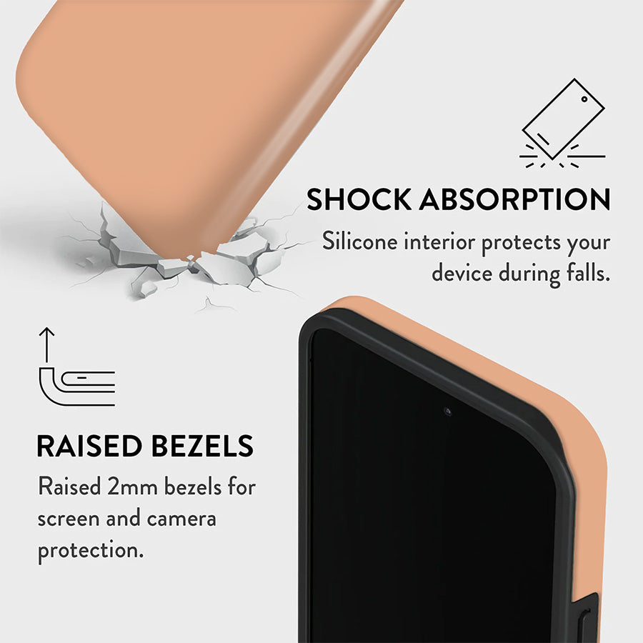 Pure Peach Fuzz | Pure Color Classic Case Customize Phone Case shipmycase   