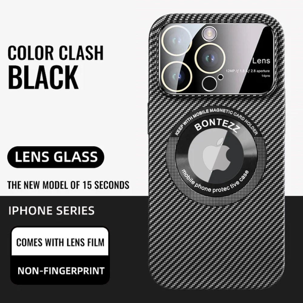 Carbon iPhoneCase Shipmycase Asher-Black iPhone 15 PRO MAX With