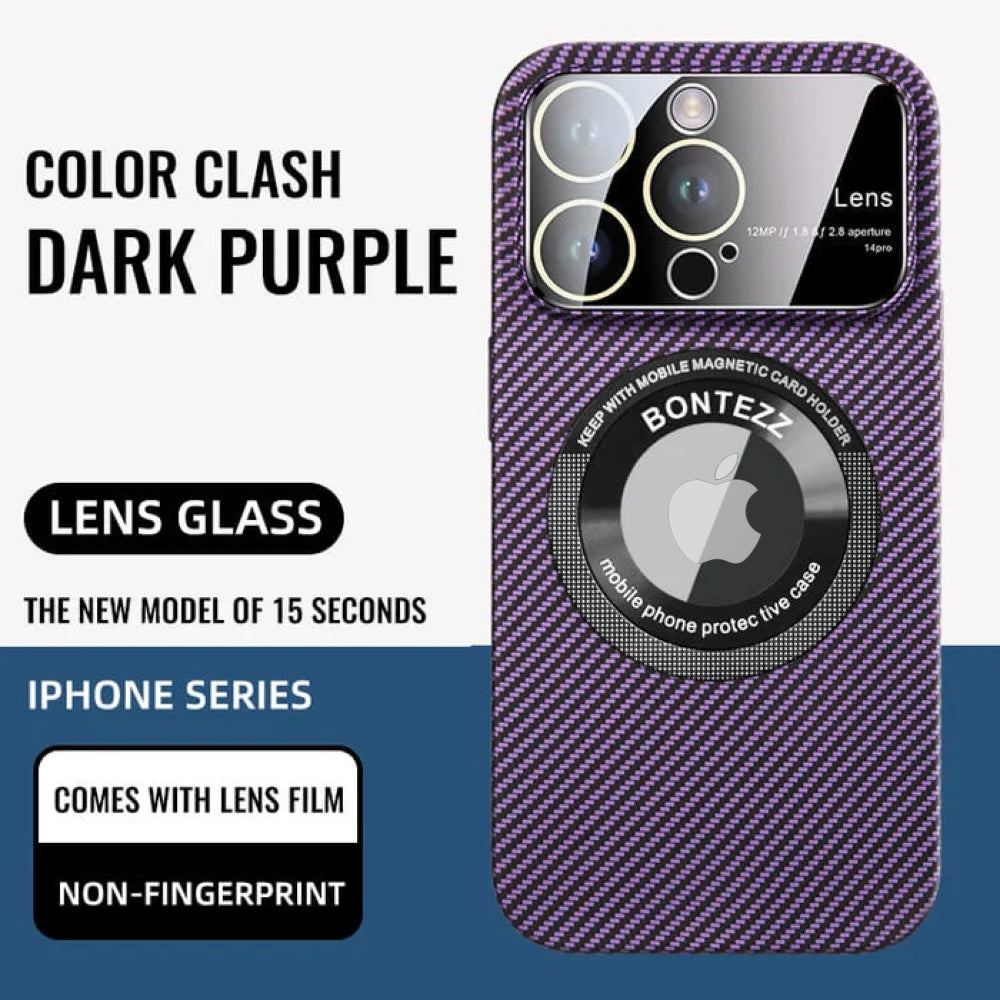 Carbon iPhoneCase Shipmycase Asher-Purple iPhone 15 PRO MAX With
