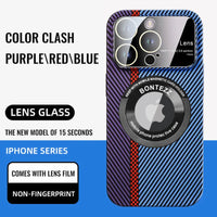 Carbon V2 iPhoneCase Shipmycase Carbon-Purple-Blue iPhone 15 PRO MAX With