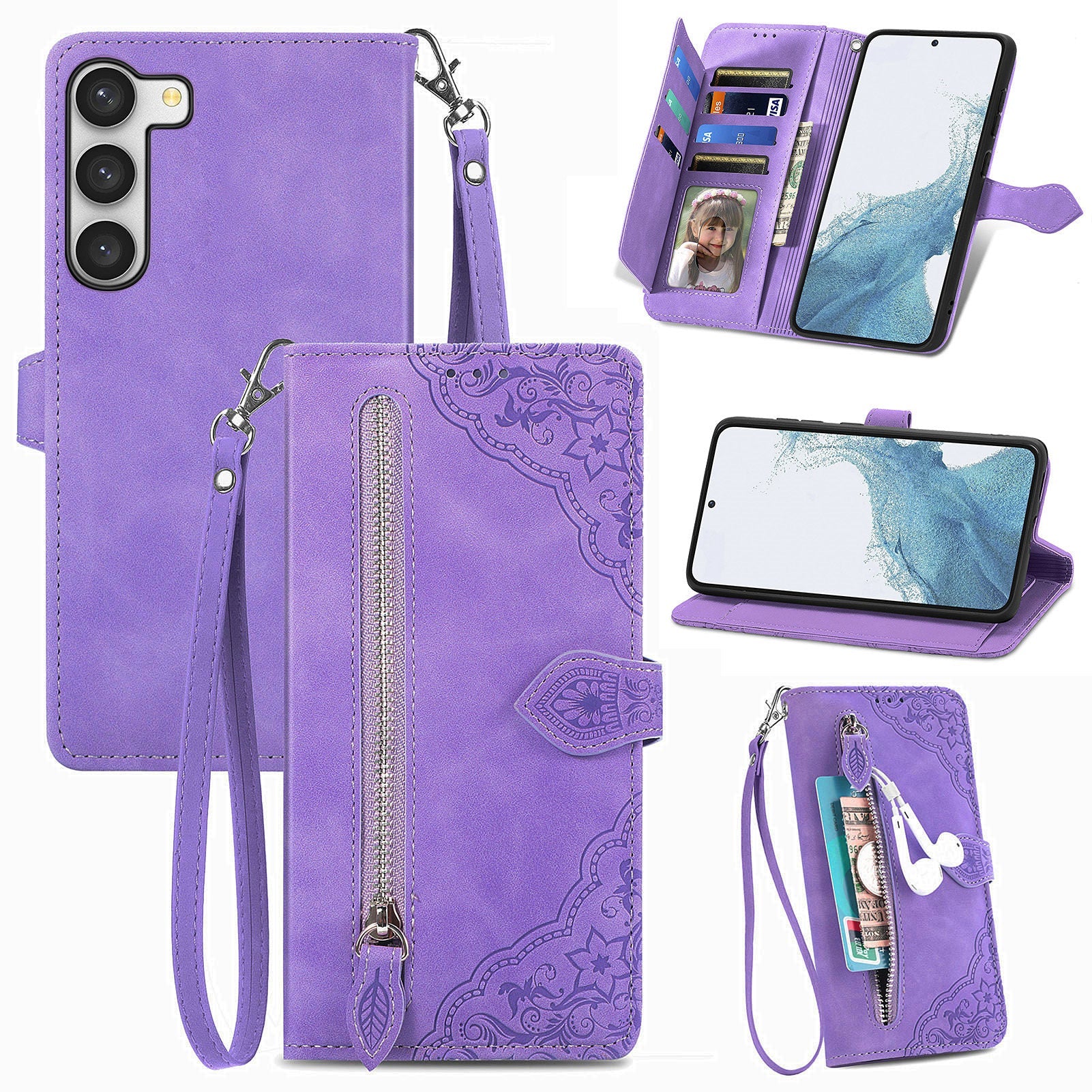 Lottie iPhoneCase Shipmycase Galaxy S23 Ultra Purple 