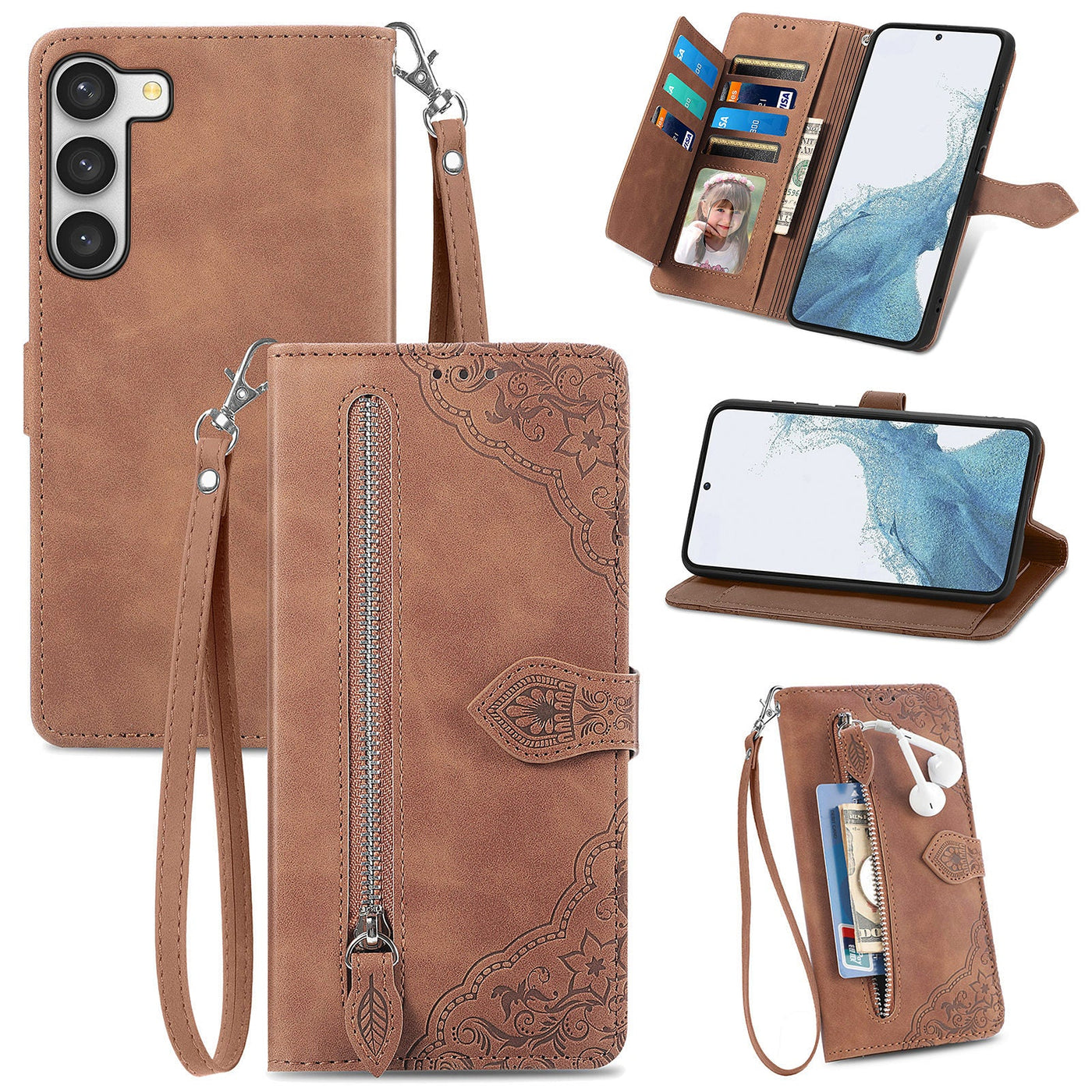 Lottie iPhoneCase Shipmycase Galaxy S23 Ultra Brown 