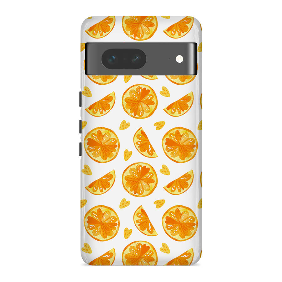 Orange X | Fruit Season Customize Phone Case shipmycase Google Pixel 6 Pro BOLD (ULTRA PROTECTION) 