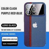 Carbon V2 iPhoneCase Shipmycase Carbon-Purple-Blue iPhone 15 PRO MAX Without