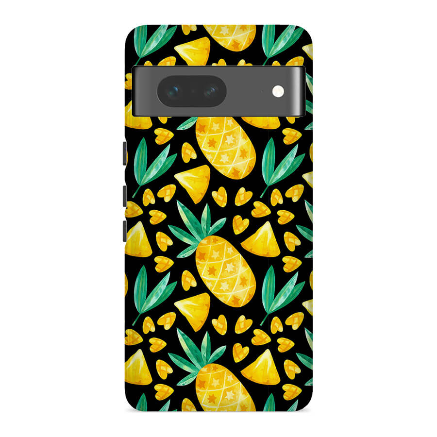 Colorful Pineapple | Fruit Season Customize Phone Case shipmycase Google Pixel 7 Pro BOLD (ULTRA PROTECTION) 