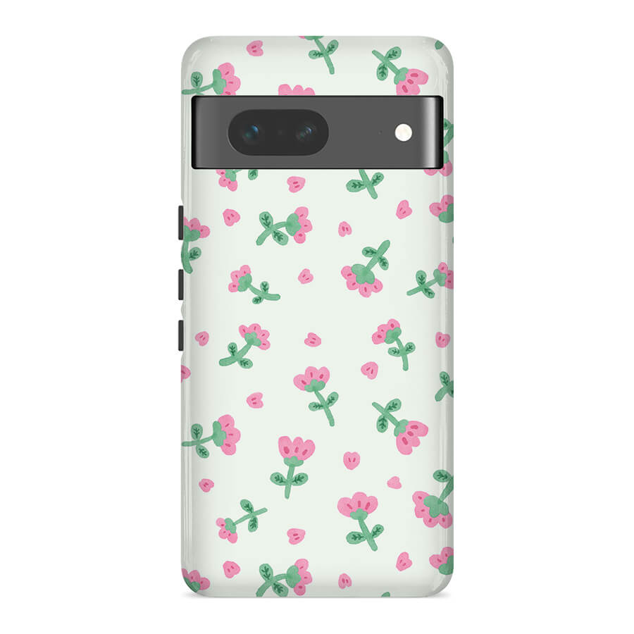 Alpha Flower | Retro Floral Case Customize Phone Case shipmycase Google Pixel 7 Pro BOLD (ULTRA PROTECTION) 