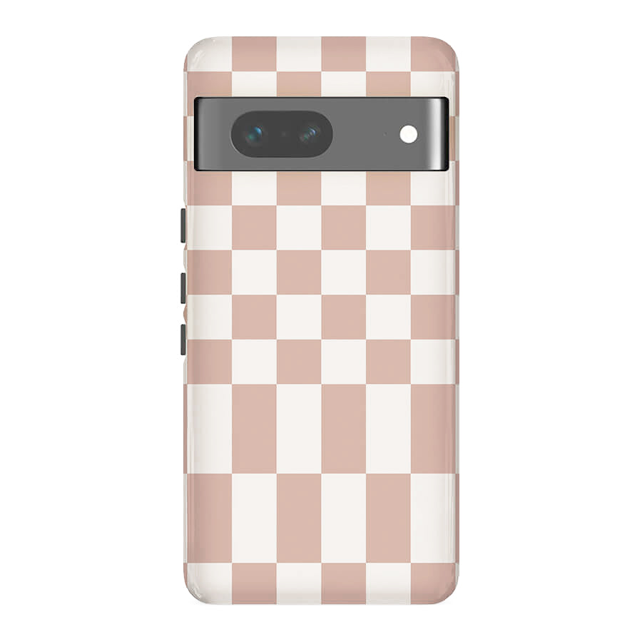 Neutral Checkerboard | Abstract Retro Case Customize Phone Case shipmycase Google Pixel 8 Pro BOLD (ULTRA PROTECTION) 