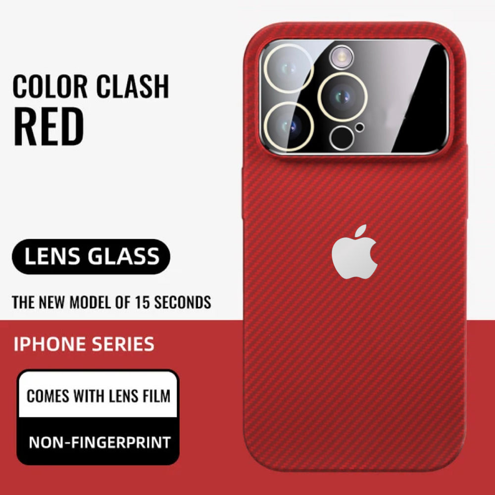 Carbon V2 iPhoneCase Shipmycase Carbon-Red iPhone 15 PRO MAX Without