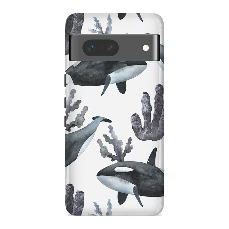 Aquatic Dance | Summer Customize Phone Case shipmycase Google Pixel 7 Pro BOLD (ULTRA PROTECTION) 