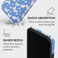 Blue Sky Butterfly | Retro Y2K Case Customize Phone Case shipmycase   