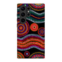 Glowing Neon | Retro Ethnic Case Customize Phone Case shipmycase Galaxy S23 Plus BOLD (ULTRA PROTECTION) 