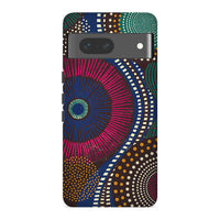 Divergent Dots | Retro Ethnic Case Customize Phone Case shipmycase Google Pixel 7 Pro BOLD (ULTRA PROTECTION) 