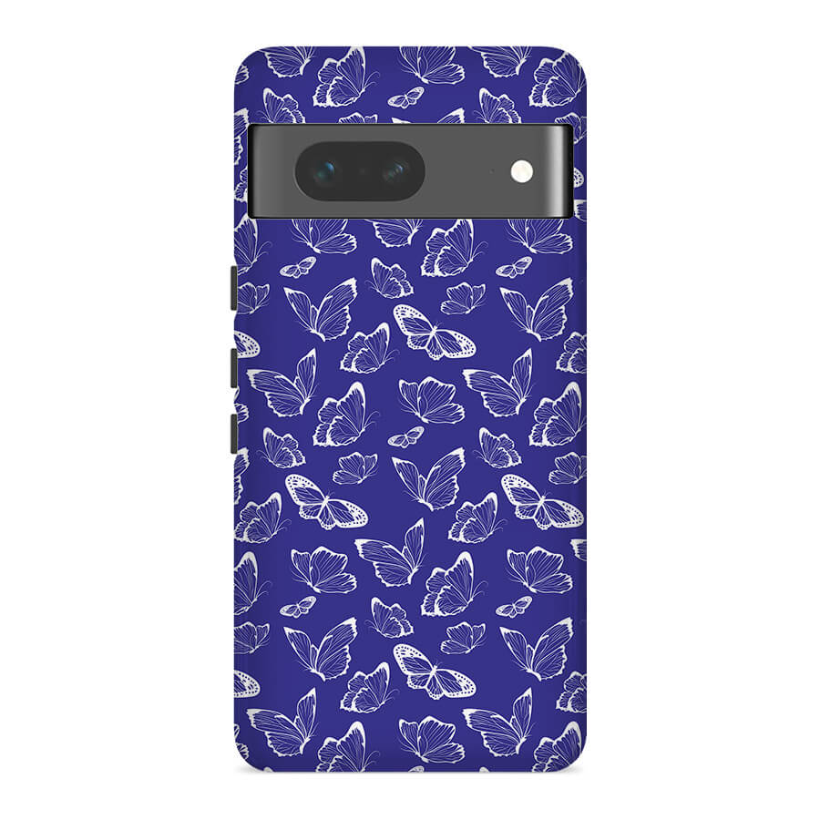 Blue Butterfly | Retro Y2K Case Customize Phone Case shipmycase Google Pixel 6 Pro BOLD (ULTRA PROTECTION) 