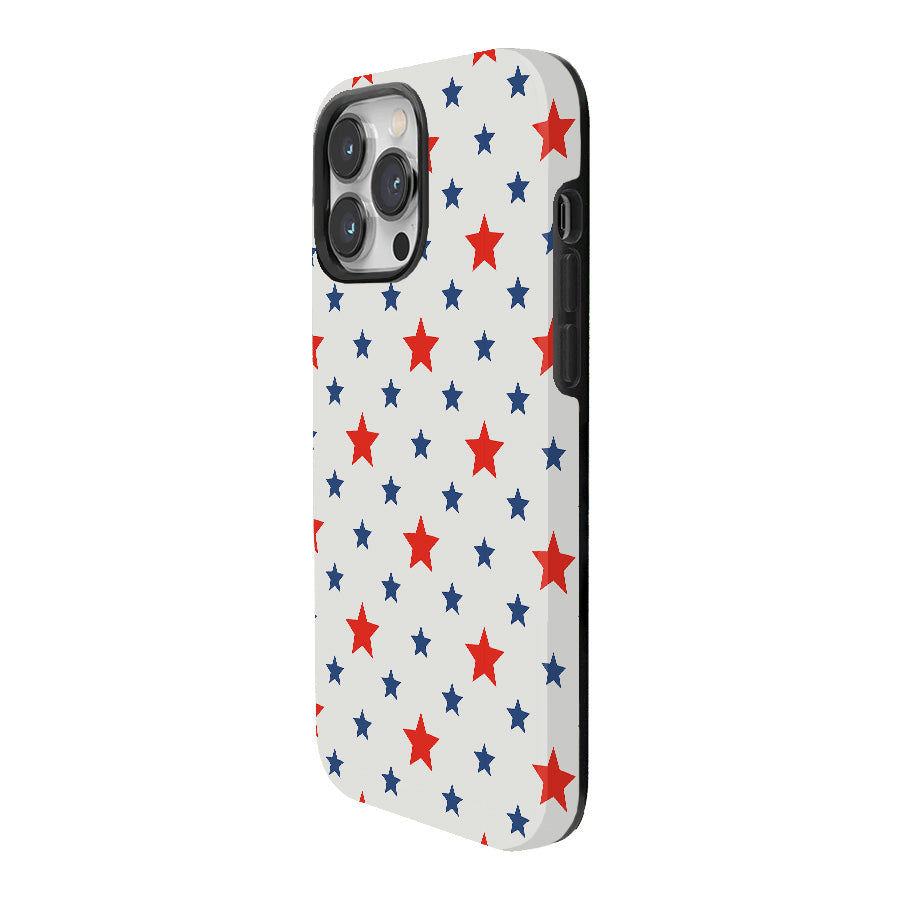 Stars Shine | Blue & Red Stars Case Customize Phone Case shipmycase   
