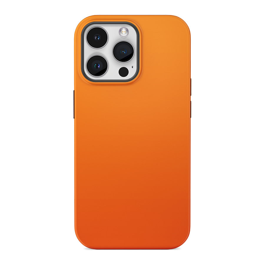 Pure Energetic Orange | Pure Color Classic Case Customize Phone Case shipmycase iPhone 15 Pro Max BOLD (ULTRA PROTECTION) 