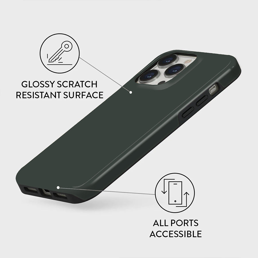 Pure  Olive Green | Pure Color Classic Case Customize Phone Case shipmycase   