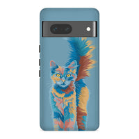Blue Cat | Animal Print Case Customize Phone Case shipmycase Google Pixel 6 Pro BOLD (ULTRA PROTECTION) 