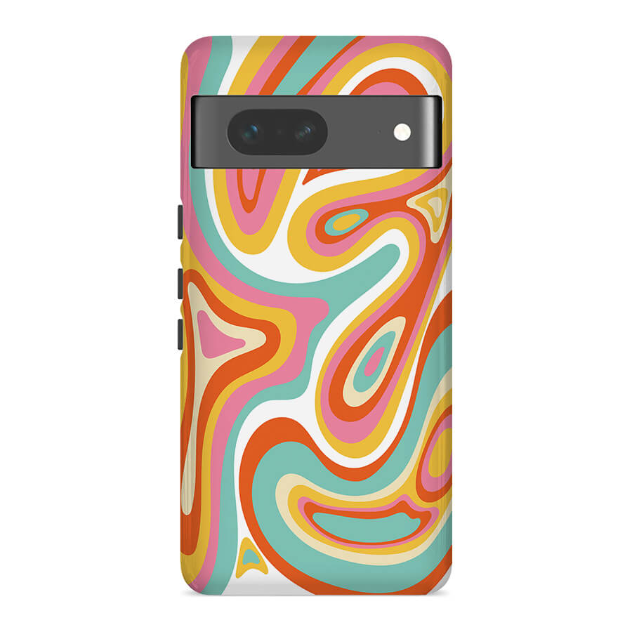 Alien Space | Abstract Retro Case Customize Phone Case shipmycase Google Pixel 7 Pro BOLD (ULTRA PROTECTION) 