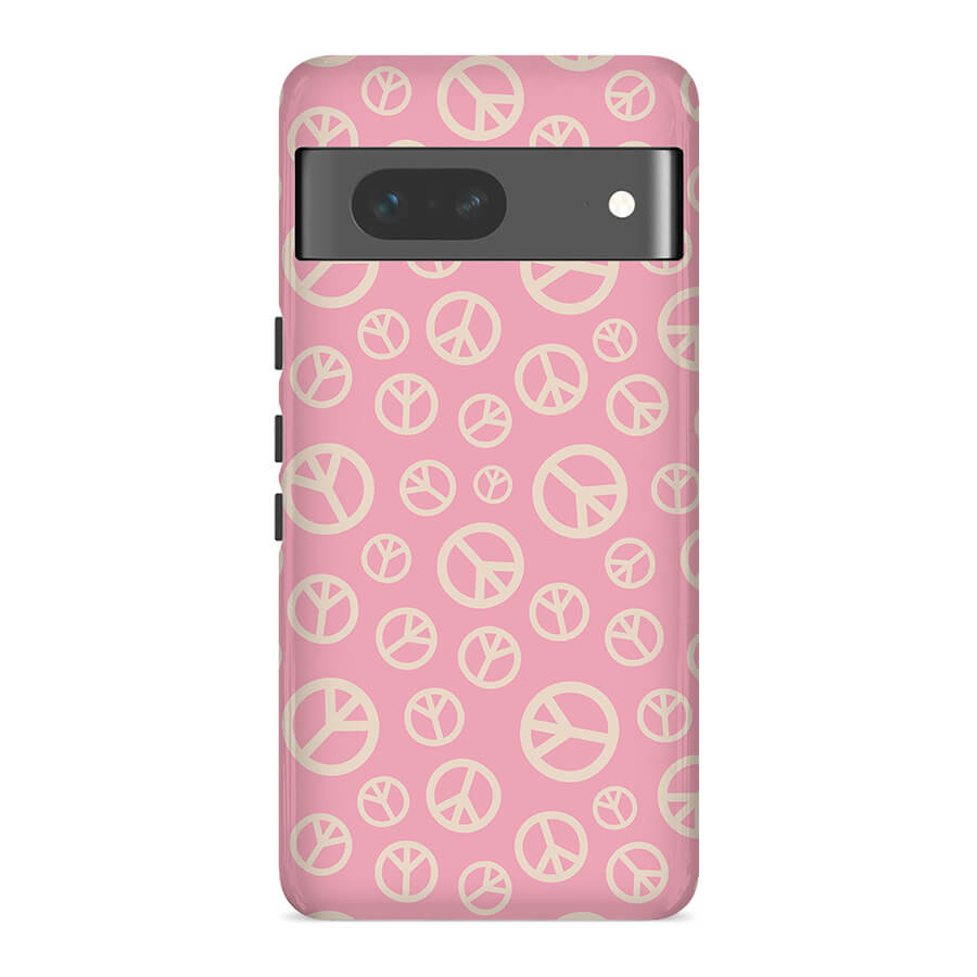 Groovy Peace Sign | Retro Y2K Cases Customize Phone Case shipmycase Google Pixel 7 Pro BOLD (ULTRA PROTECTION) 