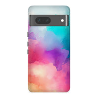 Rainbow Watercolor | Abstract Retro Case Customize Phone Case shipmycase Google Pixel 7 Pro BOLD (ULTRA PROTECTION) 