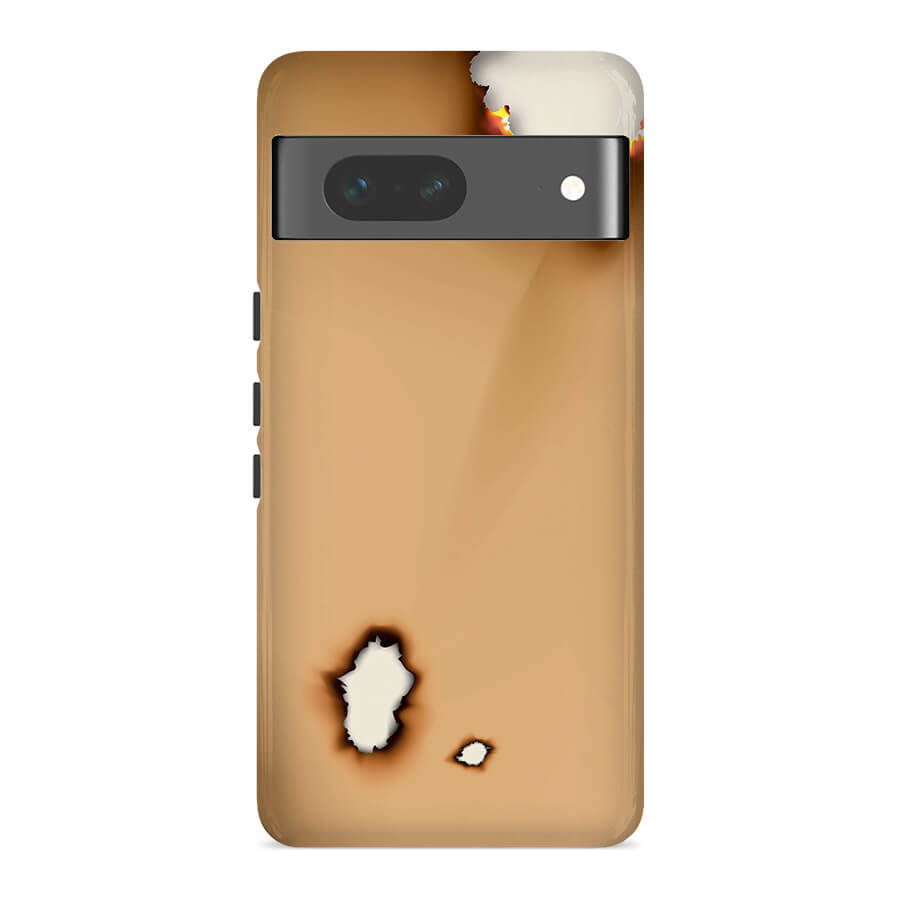 Burning Paper | Abstract Retro Case Customize Phone Case shipmycase Google Pixel 7 Pro BOLD (ULTRA PROTECTION) 