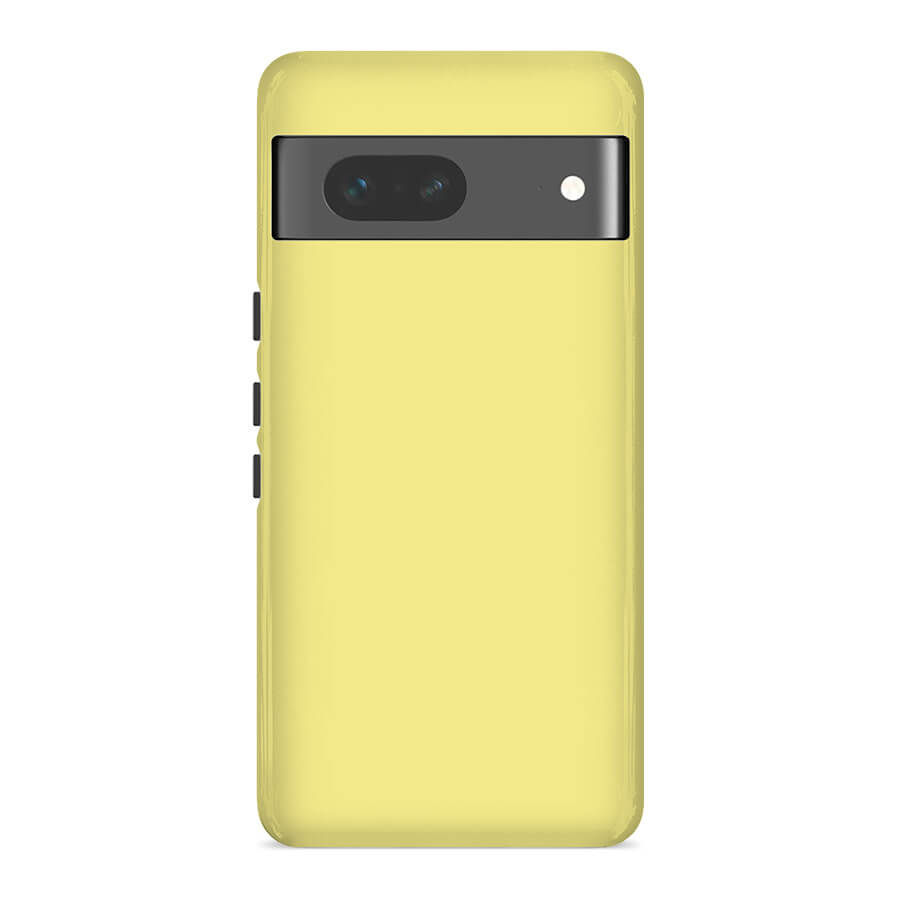 Pure Light Yellow | Pure Color Classic Case Customize Phone Case shipmycase Google Pixel 6 Pro BOLD (ULTRA PROTECTION) 