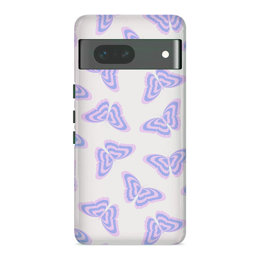 Pink Butterfly Print  | Retro Y2K Case Customize Phone Case shipmycase Google Pixel 8 Pro BOLD (ULTRA PROTECTION) 