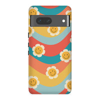 Smiley Flower | Retro Y2K Case Customize Phone Case shipmycase Google Pixel 7 Pro BOLD (ULTRA PROTECTION) 