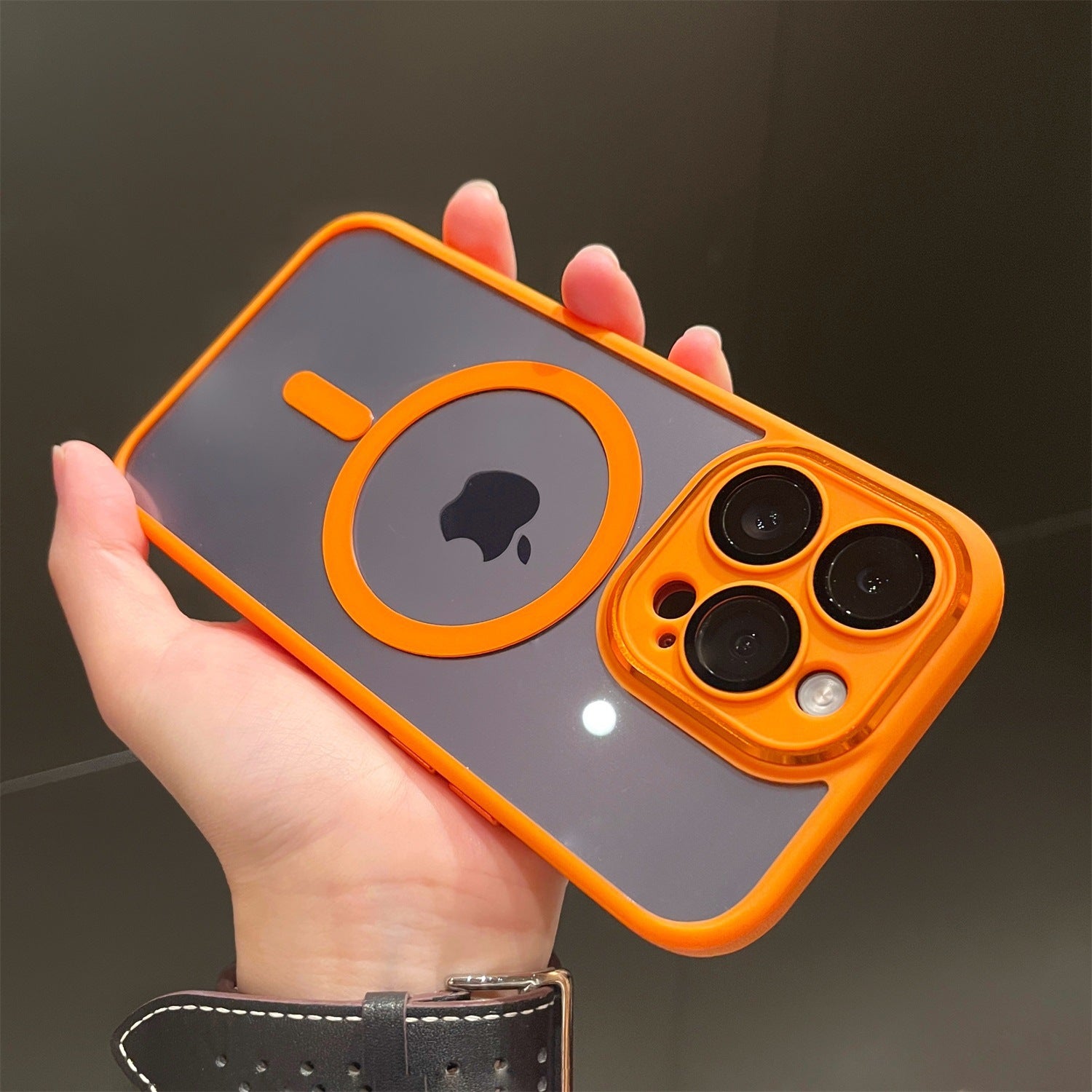 Liam iPhoneCase shipmycase iPhone 15 Pro Max Orange 