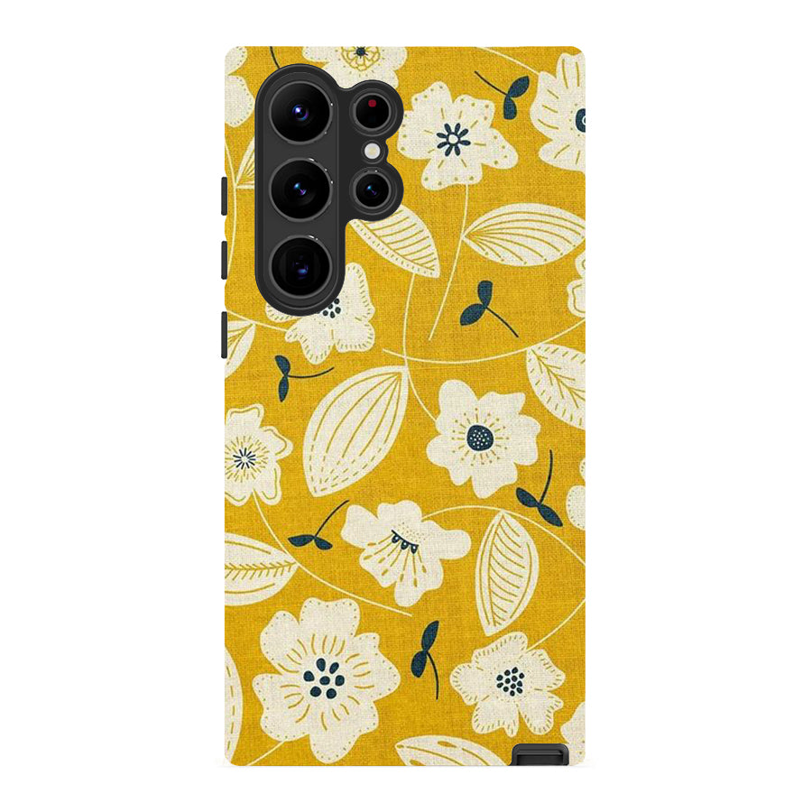 Solomose | Retro Floral Case Customize Phone Case shipmycase Galaxy S24 Ultra BOLD (ULTRA PROTECTION) 