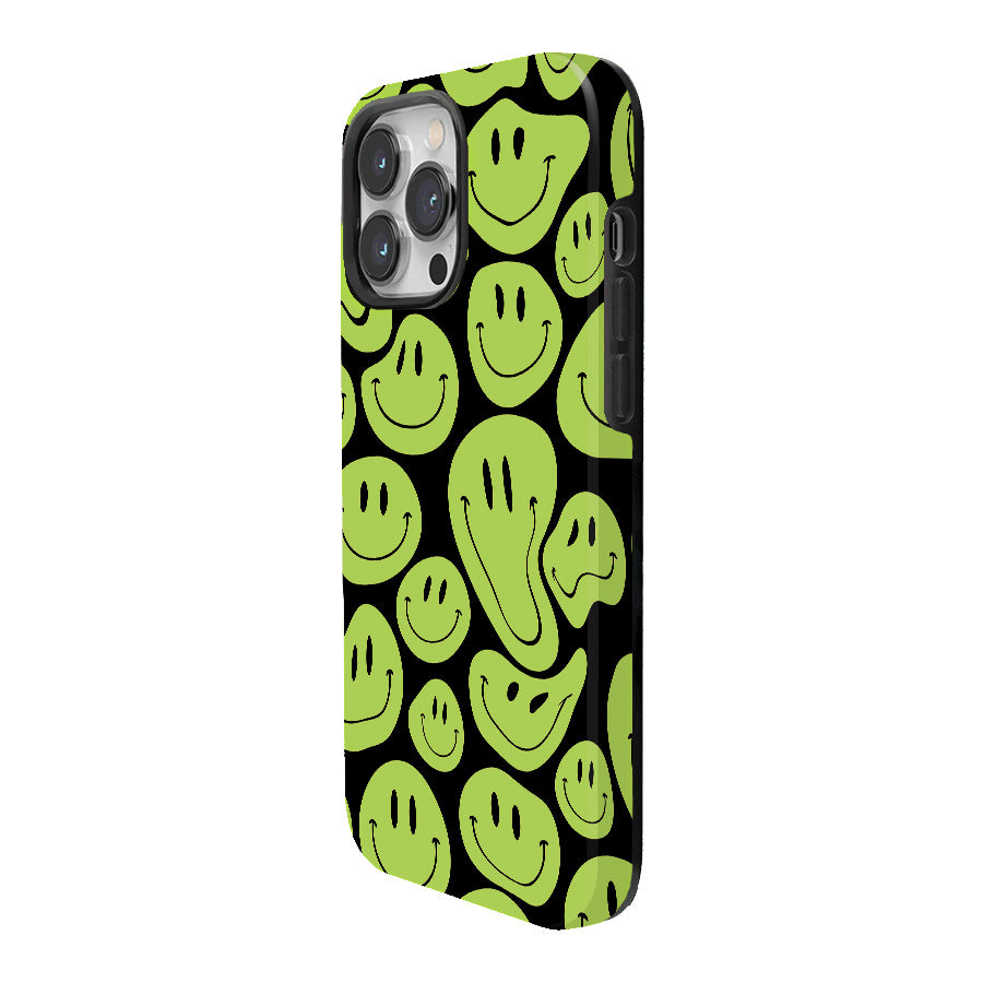 Green Smiley Face | Retro Y2K Case Customize Phone Case shipmycase   