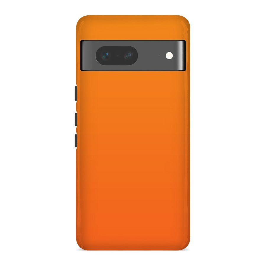 Pure Energetic Orange | Pure Color Classic Case Customize Phone Case shipmycase Google Pixel 8 Pro BOLD (ULTRA PROTECTION) 
