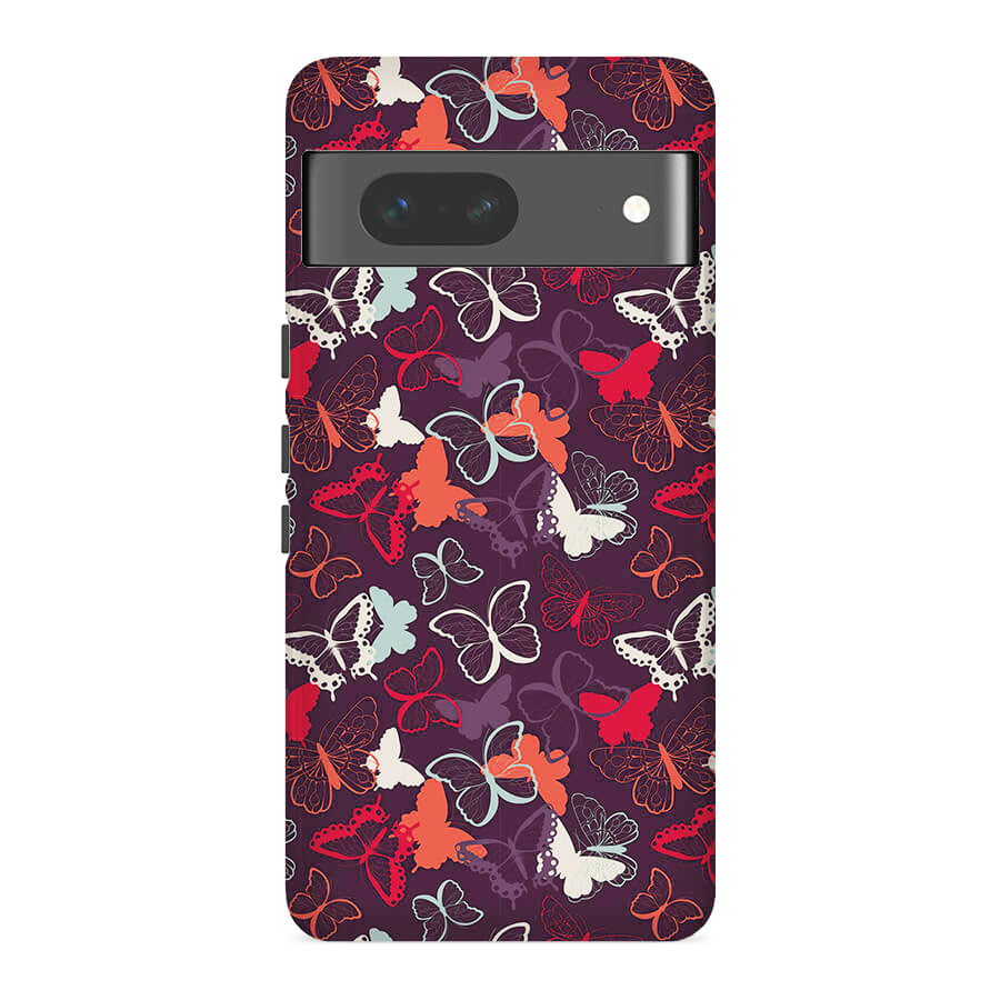Butterfly Printing | Retro Animal Case Customize Phone Case shipmycase Google Pixel 8 Pro BOLD (ULTRA PROTECTION) 