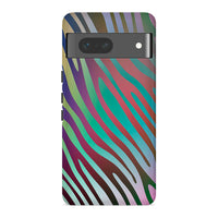 Colorful Zebra | Abstract Retro Case Customize Phone Case shipmycase Google Pixel 8 Pro BOLD (ULTRA PROTECTION) 