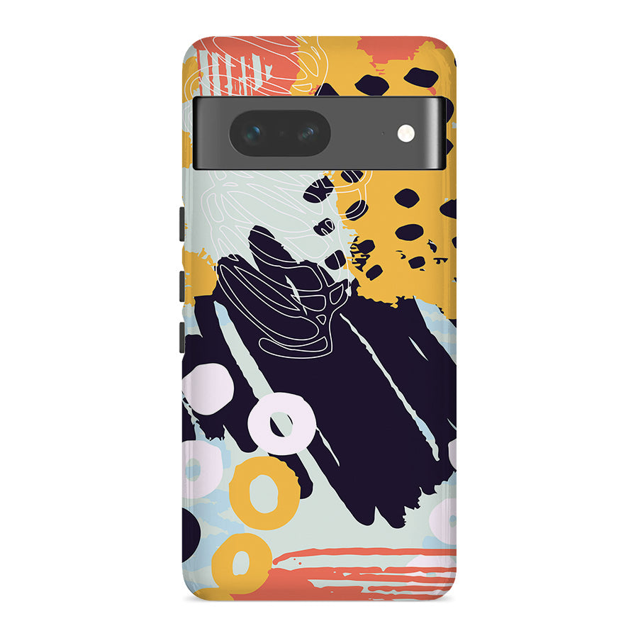 Irregular Oil Painting | Abstract Retro Case Customize Phone Case shipmycase Google Pixel 8 Pro BOLD (ULTRA PROTECTION) 