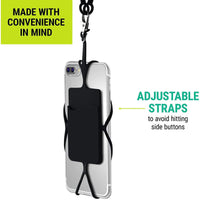 Phone Lanyard iPhoneCase Shipmycase Black  