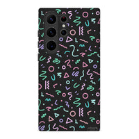 Glow In The Dark | Abstract Retro Case Customize Phone Case shipmycase Galaxy S24 Ultra BOLD (ULTRA PROTECTION) 