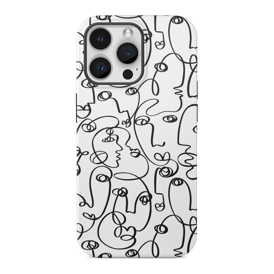 Abstract face | Abstract Case Customize Phone Case shipmycase iPhone 15 Pro Max BOLD (ULTRA PROTECTION) 