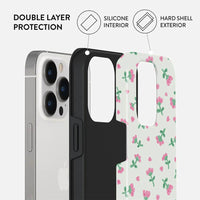 Alpha Flower | Retro Floral Case Customize Phone Case shipmycase   