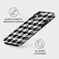 Black And White | Abstract Retro Case Customize Phone Case shipmycase   