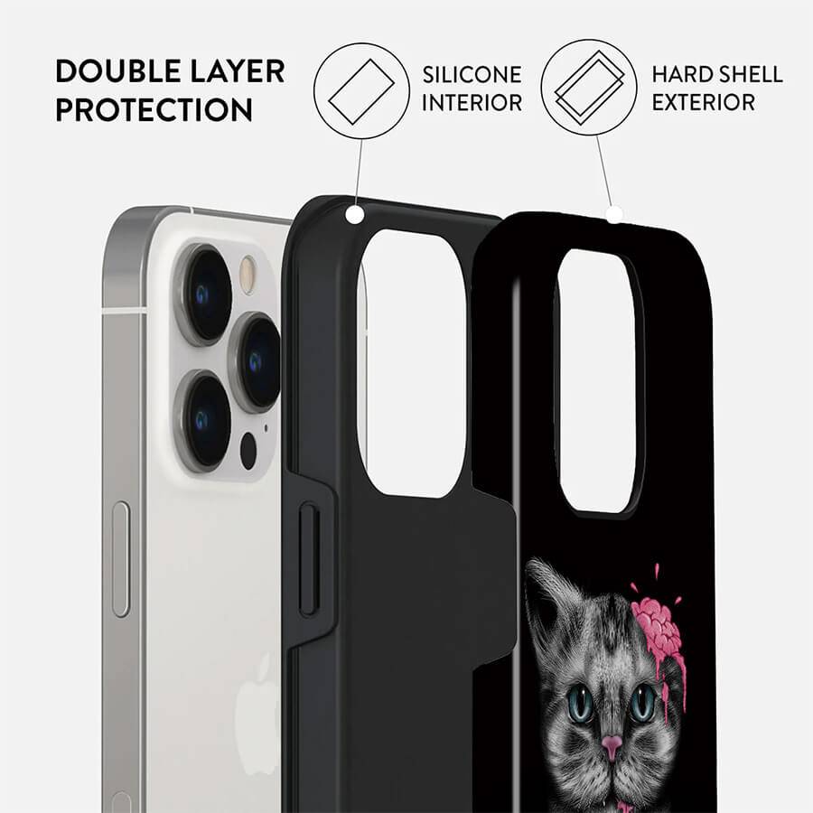 Black Cat | Retro Animal Case Customize Phone Case shipmycase   