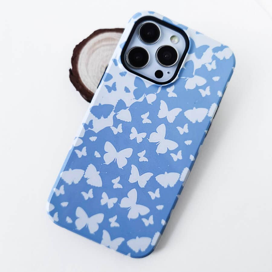 Blue Sky Butterfly | Retro Y2K Case Customize Phone Case shipmycase   