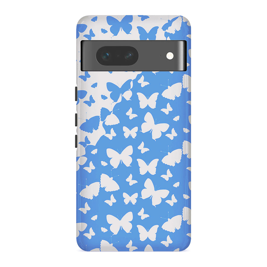 Blue Sky Butterfly | Retro Y2K Case Customize Phone Case shipmycase Google Pixel 8 Pro BOLD (ULTRA PROTECTION) 