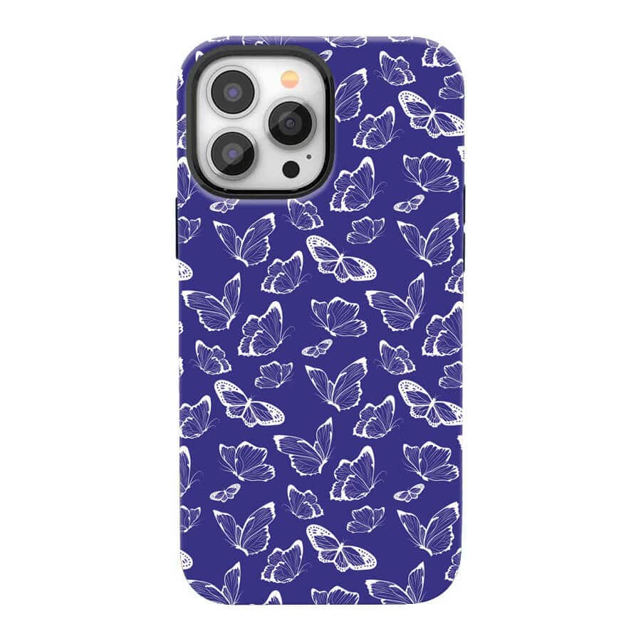 Blue Butterfly | Retro Y2K Case Customize Phone Case shipmycase iPhone 15 Pro Max BOLD (ULTRA PROTECTION) 