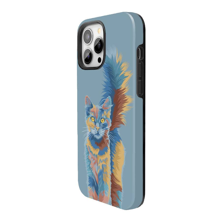 Blue Cat | Animal Print Case Customize Phone Case shipmycase   