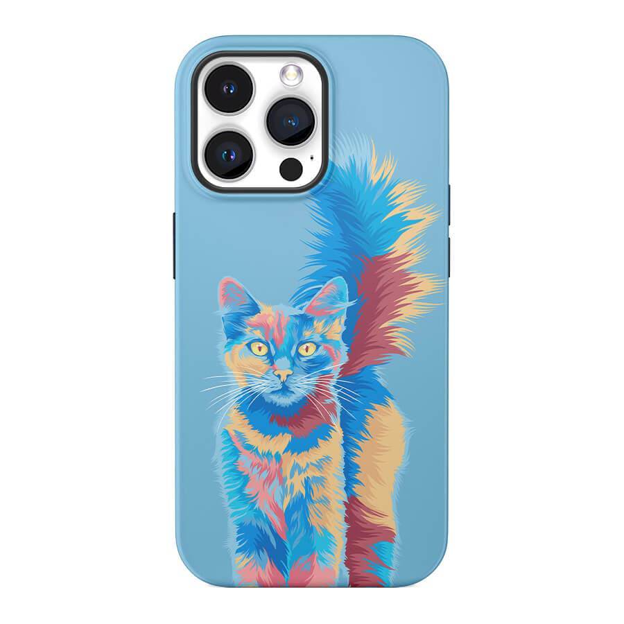 Blue Cat | Animal Print Case Customize Phone Case shipmycase   